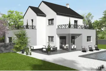 Grande maison avec piscine